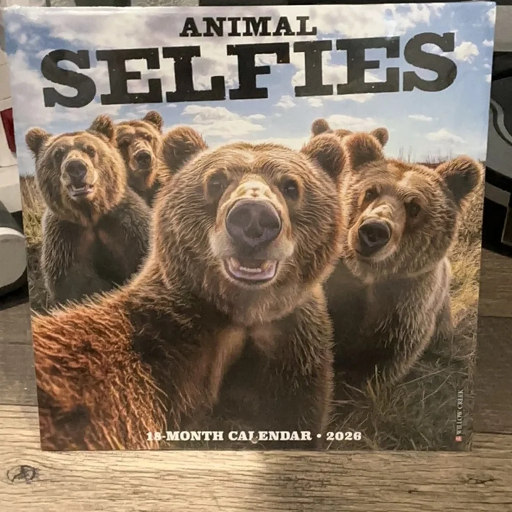 New 3 pack Willow Creek 2026 Calendars K-Pop Seventeen Bigfoot & Animal Selfies